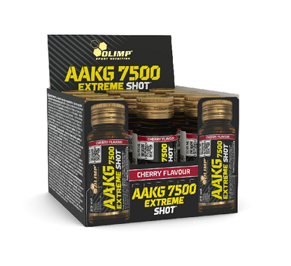 Olimp AAKG 7500 Extreme Shot 9x25ml Cherry Flavour