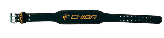 Produktbild von Chiba - 40810 - Ledergürtel schwarz/gold