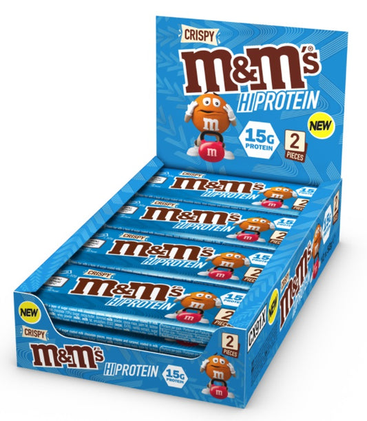 Produktbild von M&M M und M Protein Bar 12x52g Crispy