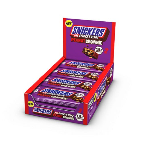 Produktbild von Snickers High Protein Bar PEANUT BROWNIE 12 x 50g