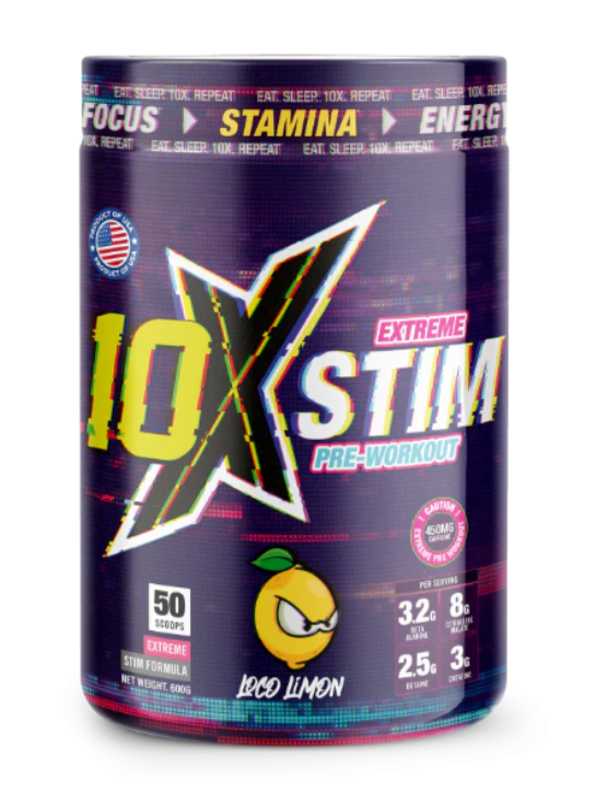 Produktbild von 10XAthletic 10X Stim Extreme Pre-Workout Loco Limon