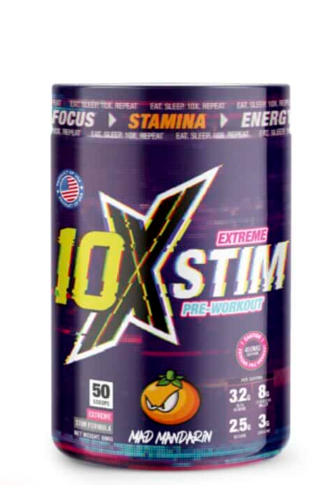 Produktbild von 10XAthletic 10X Stim Extreme Pre-Workout Mad Mandarin