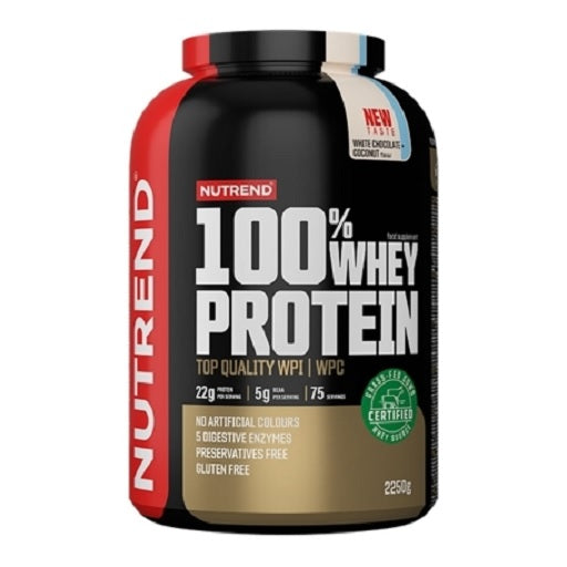 Nutrend 100% Whey Protein 2250g Vanille