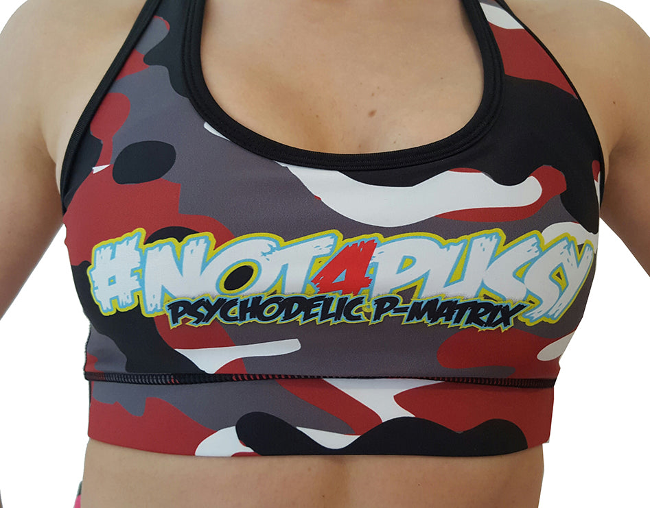 BPS-Pharma - Bra/Top ohne Pad Camo Red