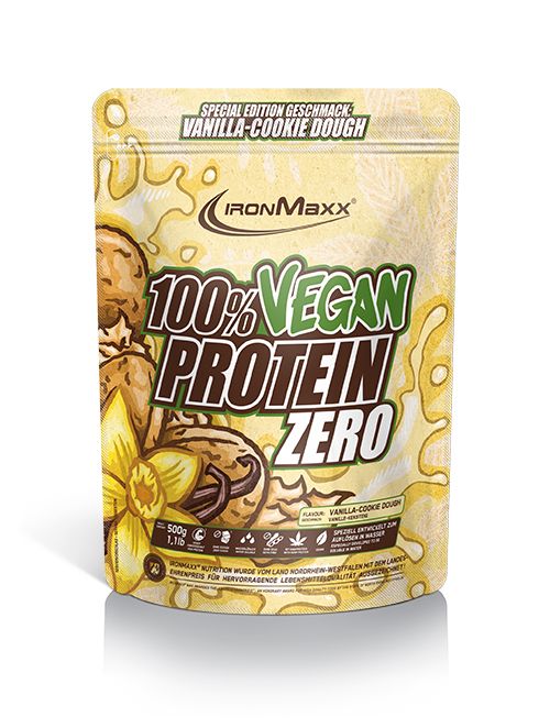 Produktbild von IronMaxx 100% Vegan Protein Zero 500g