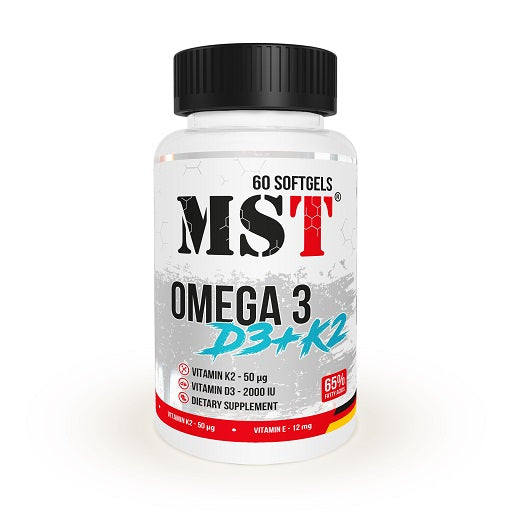 Produktbild von MST - Omega 3 + D3 + K2 - 60 Kapseln