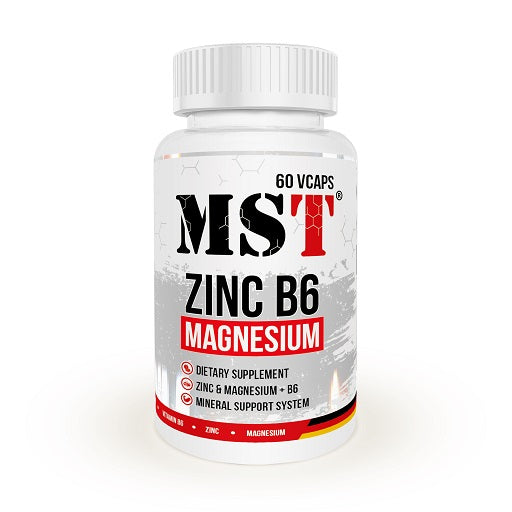 Produktbild von MST - Zinc + Magnesium + B6 60 vegane Caps