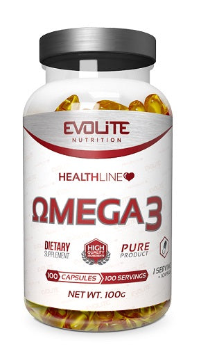 Produktbild von Evolite Nutrition - Omega 3 (100 Kaps.)