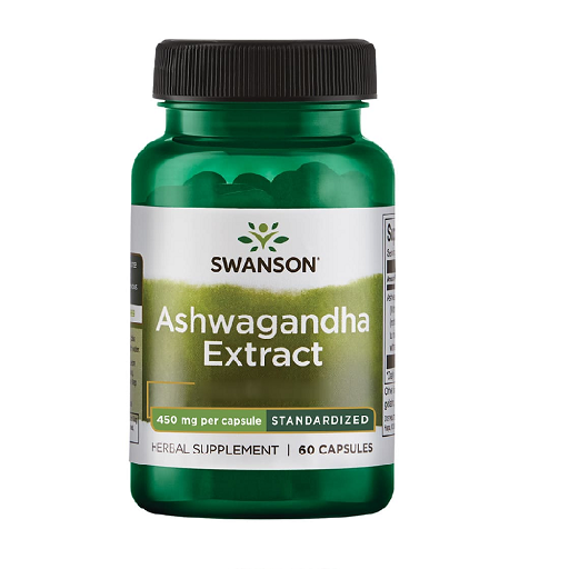 Produktbild von Swanson Ashwagandha Extract 450mg 60 Kapseln