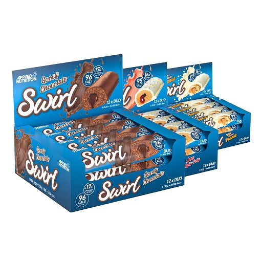 Produktbild von Applied Nutrition SWIRL Bar(12x60g) Jam Roly Poly