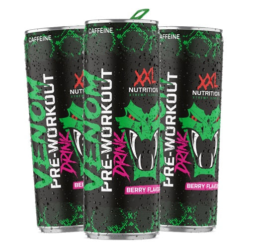 Produktbild von XXL Nutrition Venom Pre Workout Drink 6x250ml Sour Berry