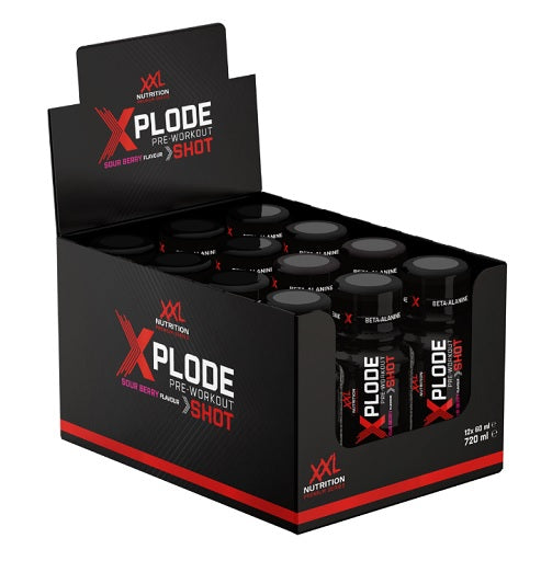 Produktbild von XXL Nutrition Xplode Pre-Workout Shot 12 x 60ml