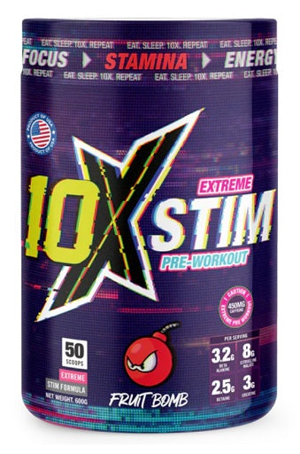 Produktbild von 10XAthletic 10X Stim Extreme Pre-Workout Fruit Bomb