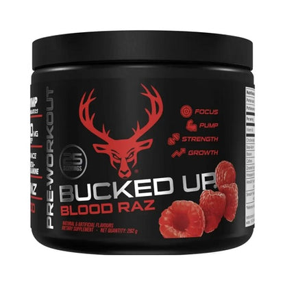 Produktbild von Bucked Up Pre-Workout 260g (25 Serv.) Blood Raz