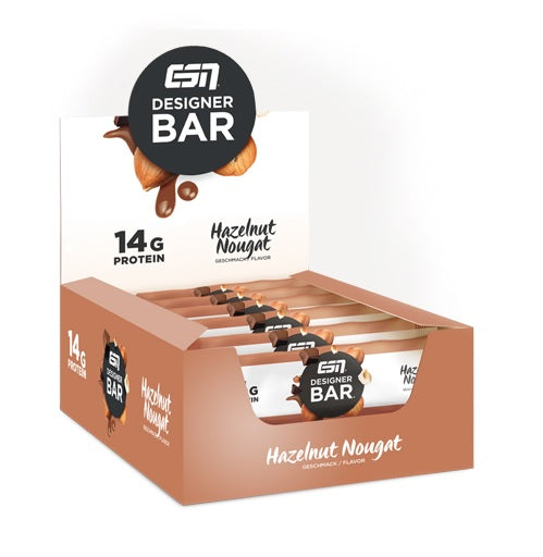 Produktbild von ESN Designer Bar Box 12x45g Peanut Caramel