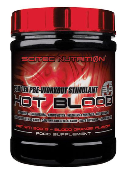 Scitec Hot Blood Hardcore PROBEN 10x25g Red Fruits