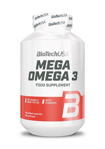 Produktbild von BioTech Mega Omega 3, 180 Kapseln