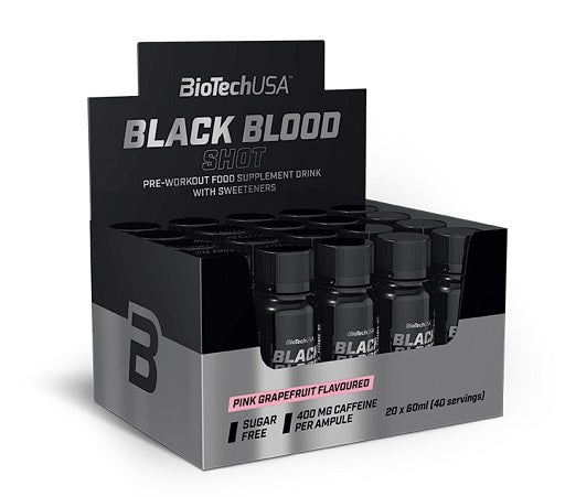 BioTech Black Blood Shot 20x60ml Pink Grapefruit