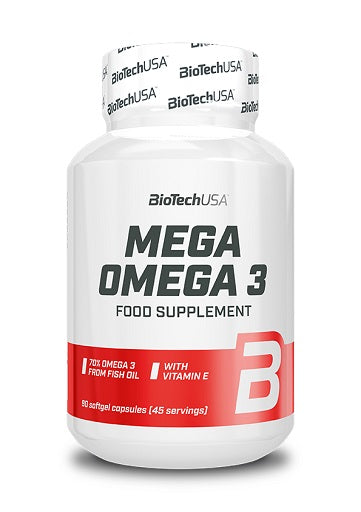 Produktbild von BioTech Mega Omega 3, 90 Kapseln