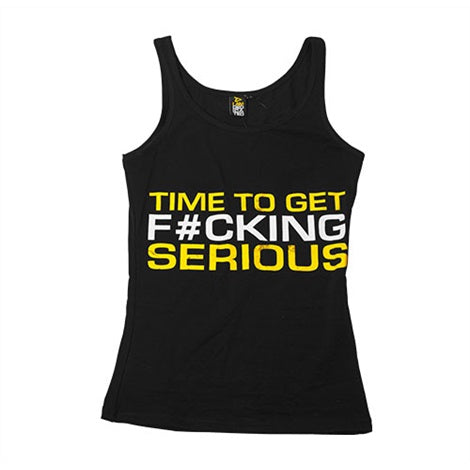 Dedicated Women Tank "Time To Get Serious" XS