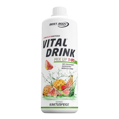 Best Body Vital Drink Mischverhältnis 1 zu 80 1000ml Geschmack Schwarze Johannisbeere