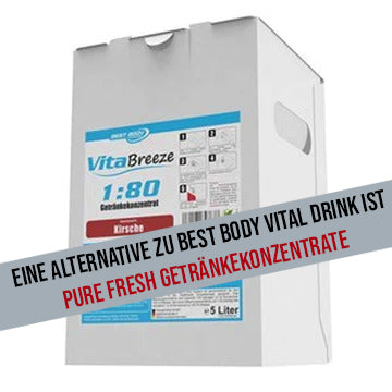 Best Body Vital Drink Mischverhätniss 1 zu 80 5000ml - Bag in Box