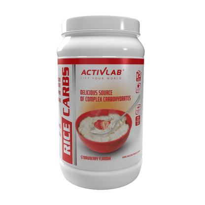 Produktbild von Activlab Rice Carbs 1000g Erdbeere