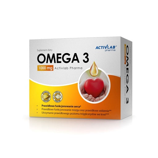 Produktbild von Activlab Omega 3 1000mg 60 Kapseln