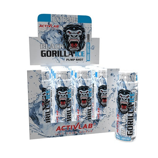 Produktbild von Activlab Black Gorilla Ice Pump Shot Orange Grapefruit 12x80ml