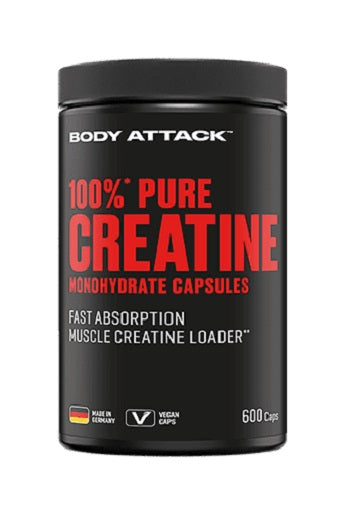 Produktbild von Body Attack 100% Pure Creatine 600 Kapseln