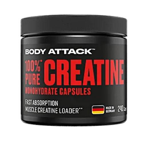 Produktbild von Body Attack 100% pure Creatine 240 Kapseln