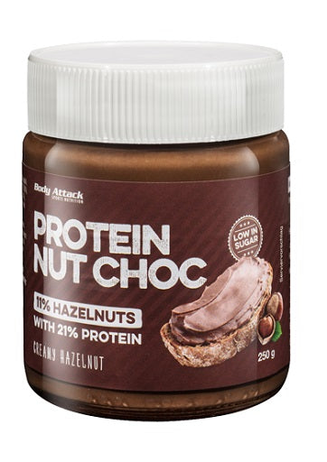 Body Attack Protein CHOC Creme - 250g Hazelnut Super Crunch