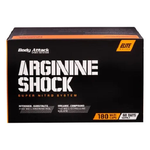 Produktbild von Body Attack Arginine Shock 180 Caps