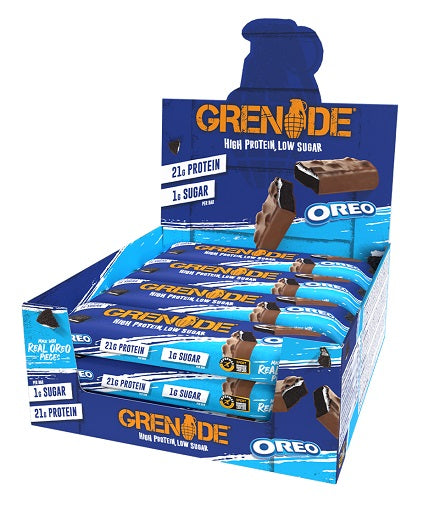 Produktbild von Grenade Protein Bar - 12x60g Dark Chocolate Raspberry