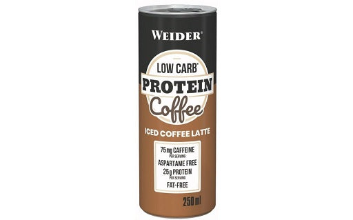 Weider Protein Milk Shake 24 x 250ml Iced Coffe Latte