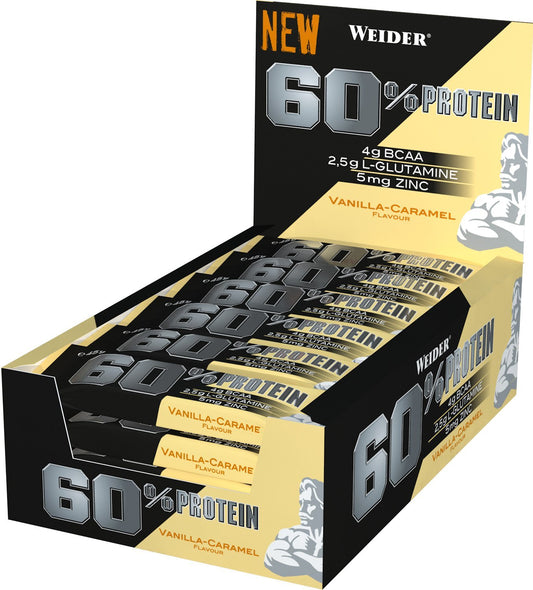 Produktbild von Weider 60% Protein Bar 24x45g