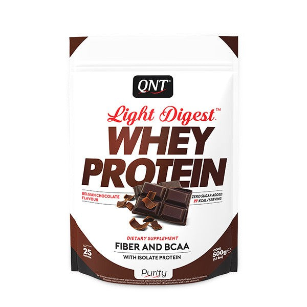 QNT Light Digest Whey Protein 500g Belgische Schokolade