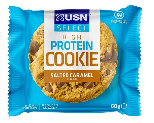 USN Select Protein Cookie 12x60g Salted Caramel