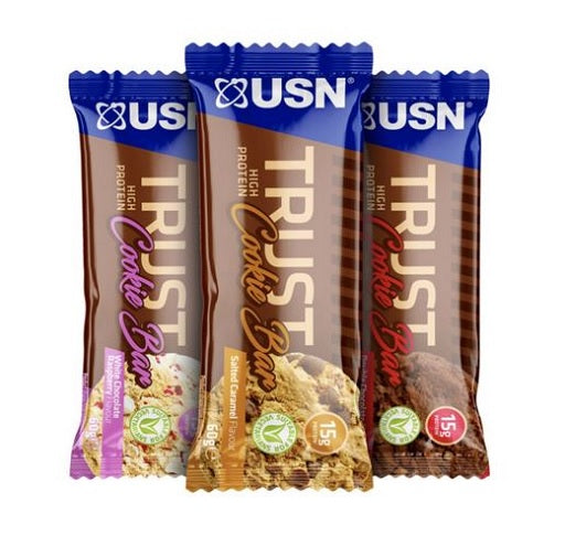 Produktbild von USN TRUST Cookie Bar 12x60g Salted Caramel