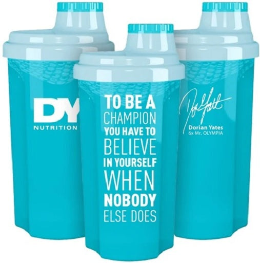 Produktbild von DY Nutrition Shaker 500ml Quote Turquoise