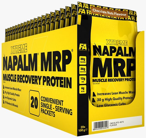 FA Nutrition Napalm MRP 20x100g Single Serving Packets Strawberry