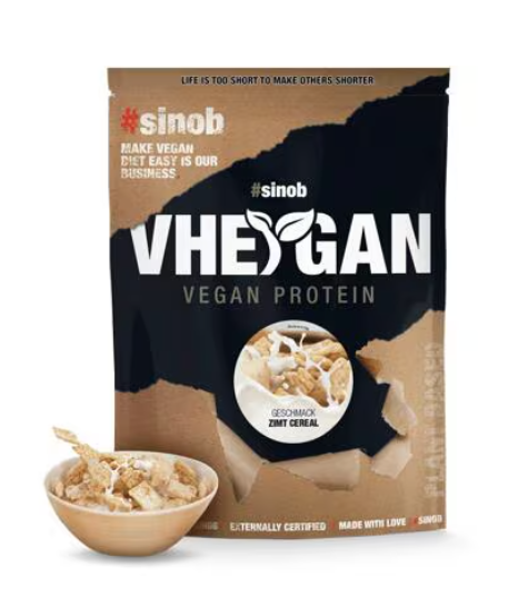 Produktbild von Sinob VEGGY + VEGAN PROTEIN 900G Vanille Himbeere