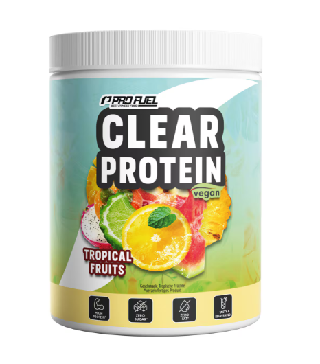 Produktbild von ProFuel CLEAR Protein Vegan 360g Strawberry Kiwi