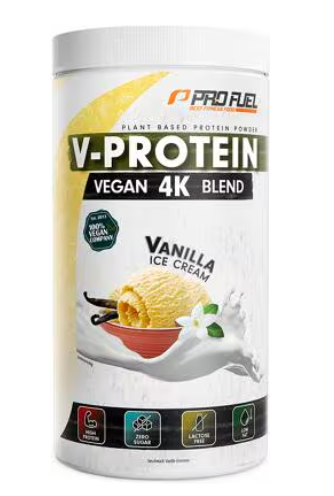 Produktbild von ProFuel V-PROTEIN vegan 4K blend 750g Salted Caramel