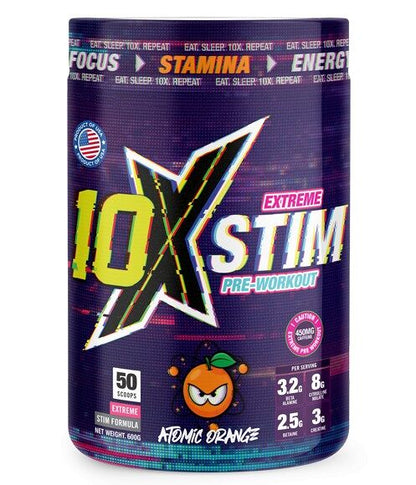 Produktbild von 10XAthletic 10X Stim Extreme Pre-Workout Atomic Orange